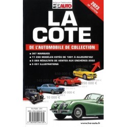 LA COTE DE L'AUTOMOBILE DE COLLECTION 2023