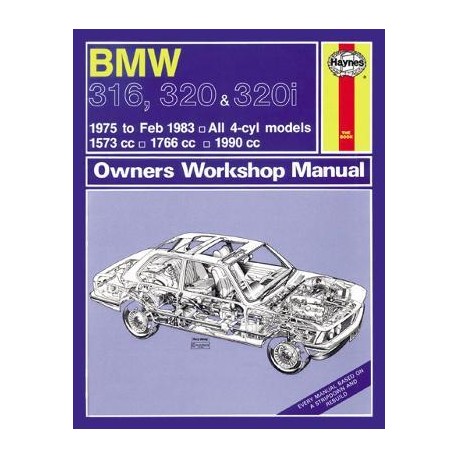 BMW 316 320 & 320i - E21 -1975-83 - OWNERS WORSHOP MANUAL