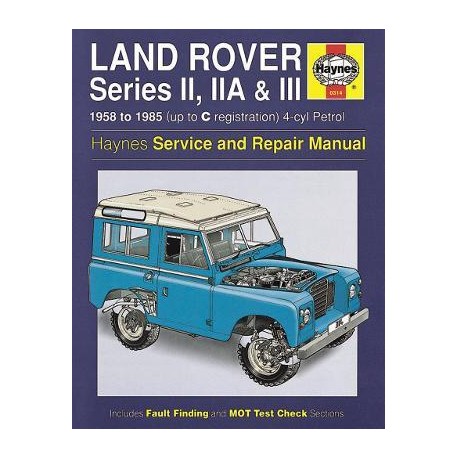 LAND ROVER SERIES II, IIA,III 58-85