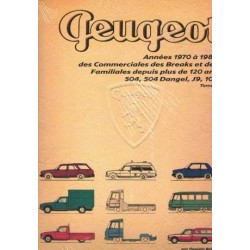 PEUGEOT 1970 A 1980 : COMMERCIALES, BREAKS...