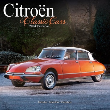 CITROEN CLASSIC CARS CALENDAR 2024