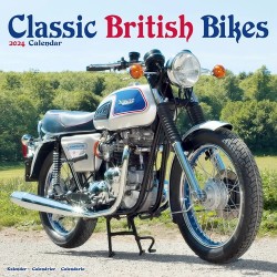 CLASSIC BRITISH BIKES CALENDAR 2024