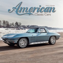 AMERICAN CLASSIC CARS CALENDAR 2024