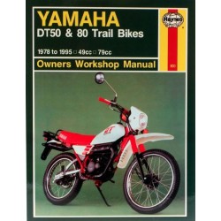 YAMAHA DT 50 & 80 TRAIL BIKES 1978-95 - OWNERS WORKSHOP MANUAL