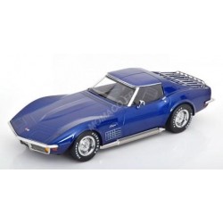 CHEVROLET CORVETTE C3 1972 BLEU METALLISE 1:18