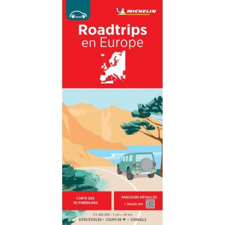 ROADTRIPS EN EUROPE - CARTE MICHELIN