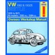 VW 1302 & 1302S PETROL 1970-72 - OWNERS WORKSHOP MANUAL