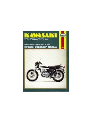 KAWASAKI 250 , 350 & 400 TRIPLES 1972-79 - OWNERS WORKSHOP MANUAL