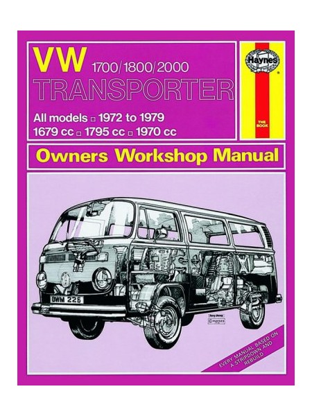 VW TRANSPORTER 1700-1800-2000 (1972-79) - OWNERS WORSHOP MANUAL