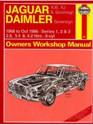 JAGUAR XJ6 & SOVEREIGN 1968-86 - OWNERS WORKSHOP MANUAL