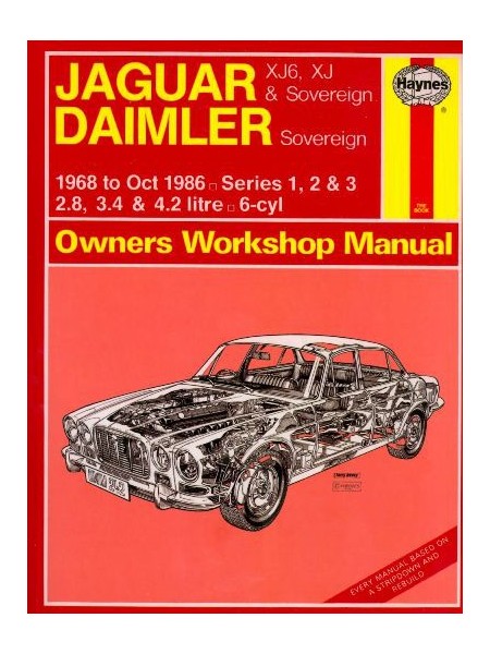 JAGUAR XJ6 & SOVEREIGN 1968-86 - OWNERS WORKSHOP MANUAL