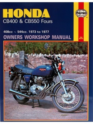 HONDA CB400 & CB550 FOURS 1973-77 - OWNERS WORKSHOP MANUAL