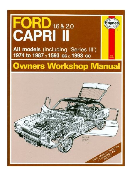 FORD CAPRI II 1.6 & 2.0 1974-87 - OWNERS WORKSHOP MANUAL