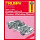 TRIUMPH STAG 1970-78 - OWNERS WORKSHOP MANUAL