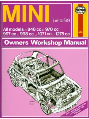 AUSTIN MINI 59-69 MODELS 848cc to 1275cc - OWNERS WORKSHOP MANUAL