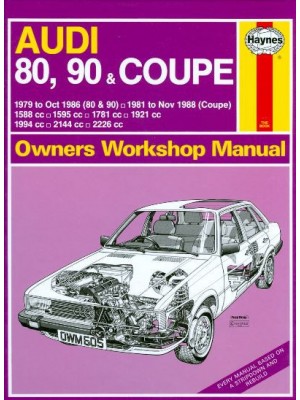 AUDI 80 90 & COUPE 1979-88 - OWNERS WORKSHOP MANUAL