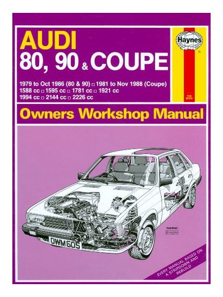 AUDI 80 90 & COUPE 1979-88 - OWNERS WORKSHOP MANUAL