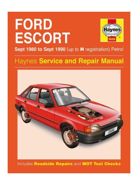 FORD ESCORT PETROL 1980-90 - OWNERS WORSHOP MANUAL