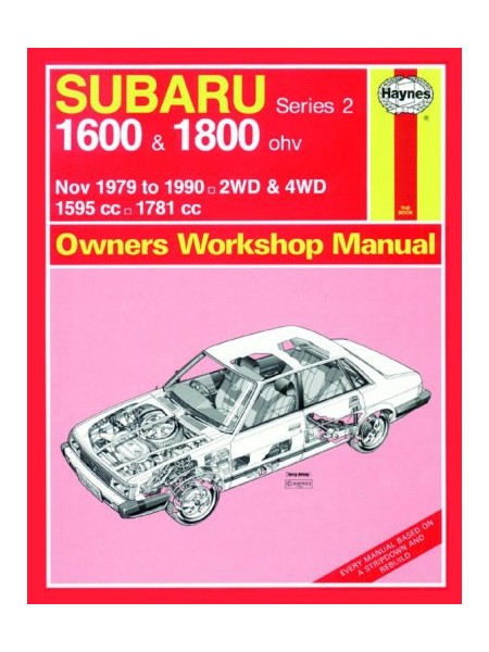 SUBARU 1600 & 1800 PETROL 1979-90 - OWNERS WORKSHOP MANUAL