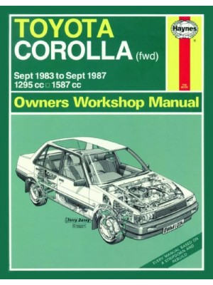 TOYOTA COROLLA PETROL 1983-87 - OWNERS WORKSHOP MANUAL