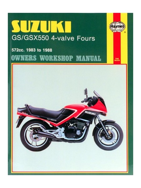 SUZUKI GS/GSX 550 4-VALVE FOURS 1983-88 - OWNERS WORKSHOP MANUAL