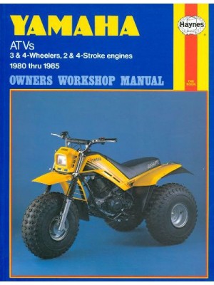 YAMAHA ATVS 3&4 WHEELERS 1980-85 - OWNERS WORKSHOP MANUAL
