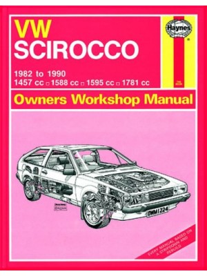 VW SCIROCCO PETROL 1982-90 - OWNERS WORKSHOP MANUAL