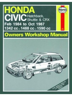 HONDA CIVIC PETROL 1984-87 - OWNERS WORKSHOP MANUAL