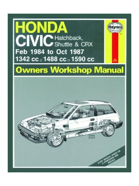 HONDA CIVIC PETROL 1984-87 - OWNERS WORKSHOP MANUAL