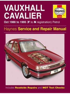 OPEL / VAUXHALL CAVALIER PETROL 1988-95 - OWNERS WORKSHOP MANUAL