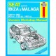 SEAT IBIZA & MALAGA PETROL 1985-92 - OWNERS WORKSHOP MANUAL