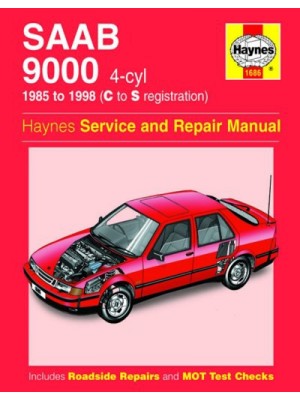 SAAB 9000 4 CYL 1985/98 - HAYNES SERVICE AND REPAIR MANUAL