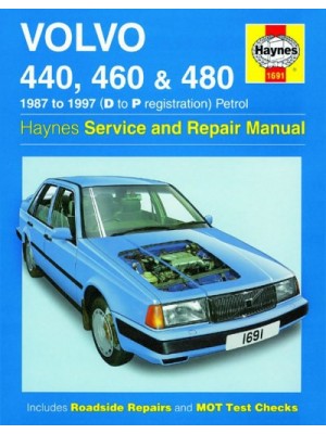 VOLVO 440 460 480 PETROL 1987-97 - HAYNES SERVICE AND REPAIR MANUAL