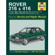 ROVER 216 & 416 PETROL 1989-96 - OWNERS WORKSHOP MANUAL