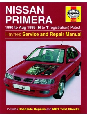 NISSAN PRIMERA PETROL 1990-99 - OWNERS WORKSHOP MANUAL