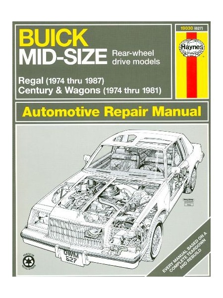 BUICK MID SIZE RWD 74-87 AUTOMOTIVE REPAIR MANUAL