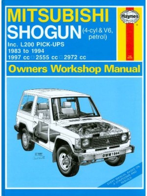 MITSUBISHI SHOGUN & L200 PETROL 83-94 OWNERS WORSHOP MANUAL