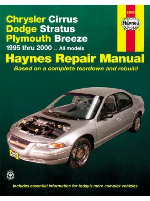 CHRYSLER CIRRUS - DODGE STRATUS - PLYMOUTH BREEZE 95-00 HAYNES RM