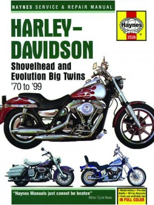 HARLEY DAVIDSON SHOVELHEAD & EVOLUTION 70-99 - HAYNES SERVICE MANUAL