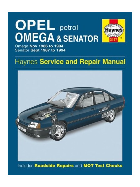 OPEL OMEGA SENATOR 1986-94 PETROL HAYNES SERVICE AND REPAIR MANUAL