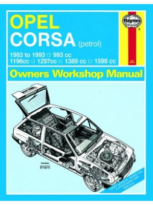 OPEL CORSA PETROL 1983-93 - OWNERS WORKSHOP MANUAL