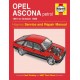OPEL ASCONA PETROL 1981-88 OWNERS WORKSHOP MANUAL