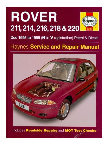 ROVER 211...220 1995-99 PETROL & DIESEL HAYNES SERV AND REPAIR MANUAL