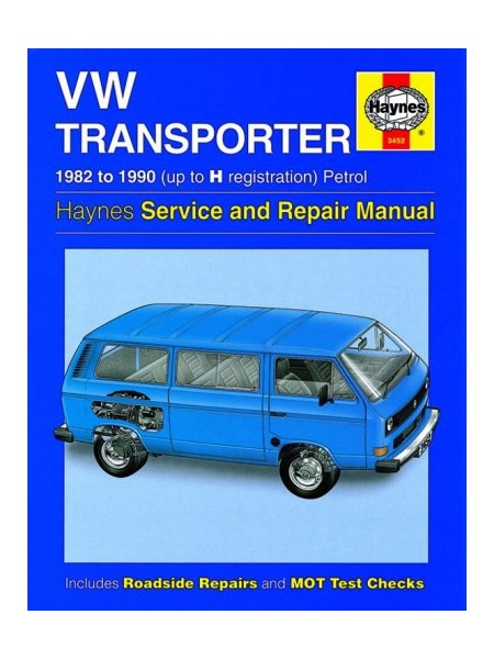 VW TRANSPORTER (WATER COOLED) PETROL 1982-90 - OWNERS WORKSHOP ...