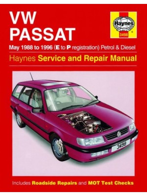 VW PASSAT 4 CYL PETROL & DIESEL 1988-96 - OWNERS WORKSHOP MANUAL