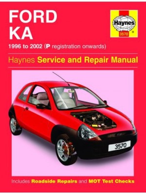 FORD KA 1996-2002 - OWNERS WORKSHOP MANUAL