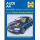 AUDI A4 4 CYL PETROL & DIESEL 1995-00 - OWNERS WORKSHOP MANUAL