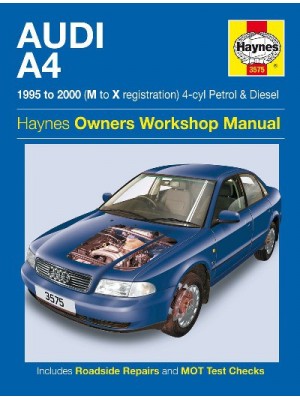 AUDI A4 4 CYL PETROL & DIESEL 1995-00 - OWNERS WORKSHOP MANUAL