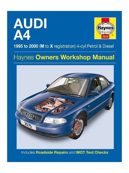 AUDI A4 4 CYL PETROL & DIESEL 1995-00 - OWNERS WORKSHOP MANUAL