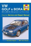 VW GOLF & BORA 4 CYL PETROL & DIESEL 2001-03 - OWNERS WORKSHOP MANUAL